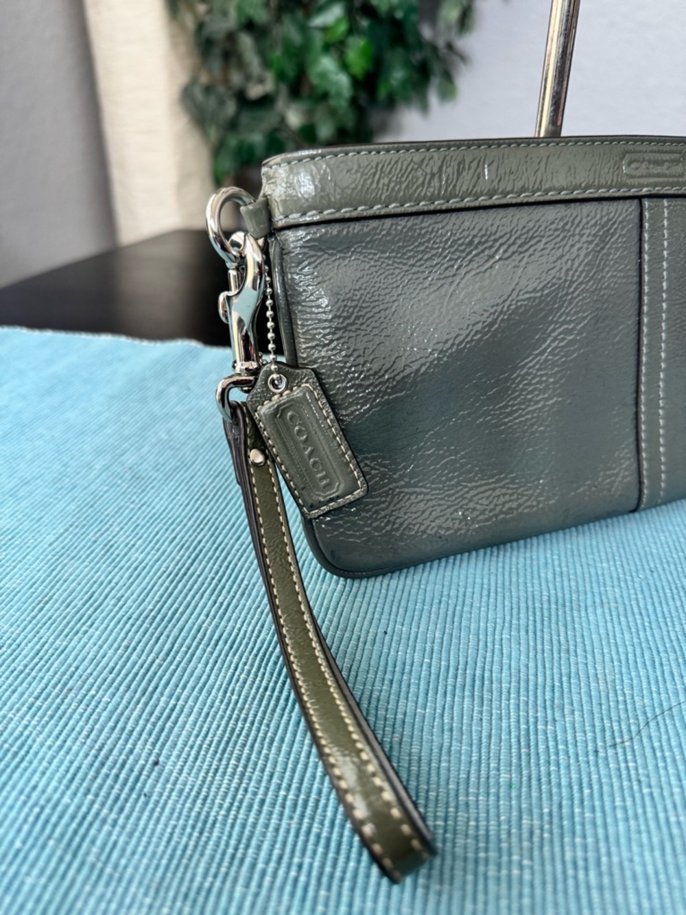 Coach Leather Wristlet - Picture 3 of 8